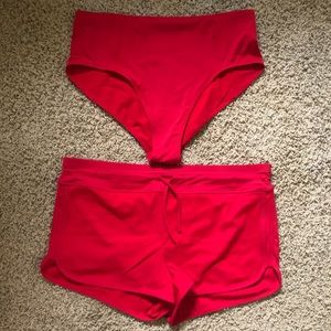 Brand new, never worn Athleta swim bottoms set of two